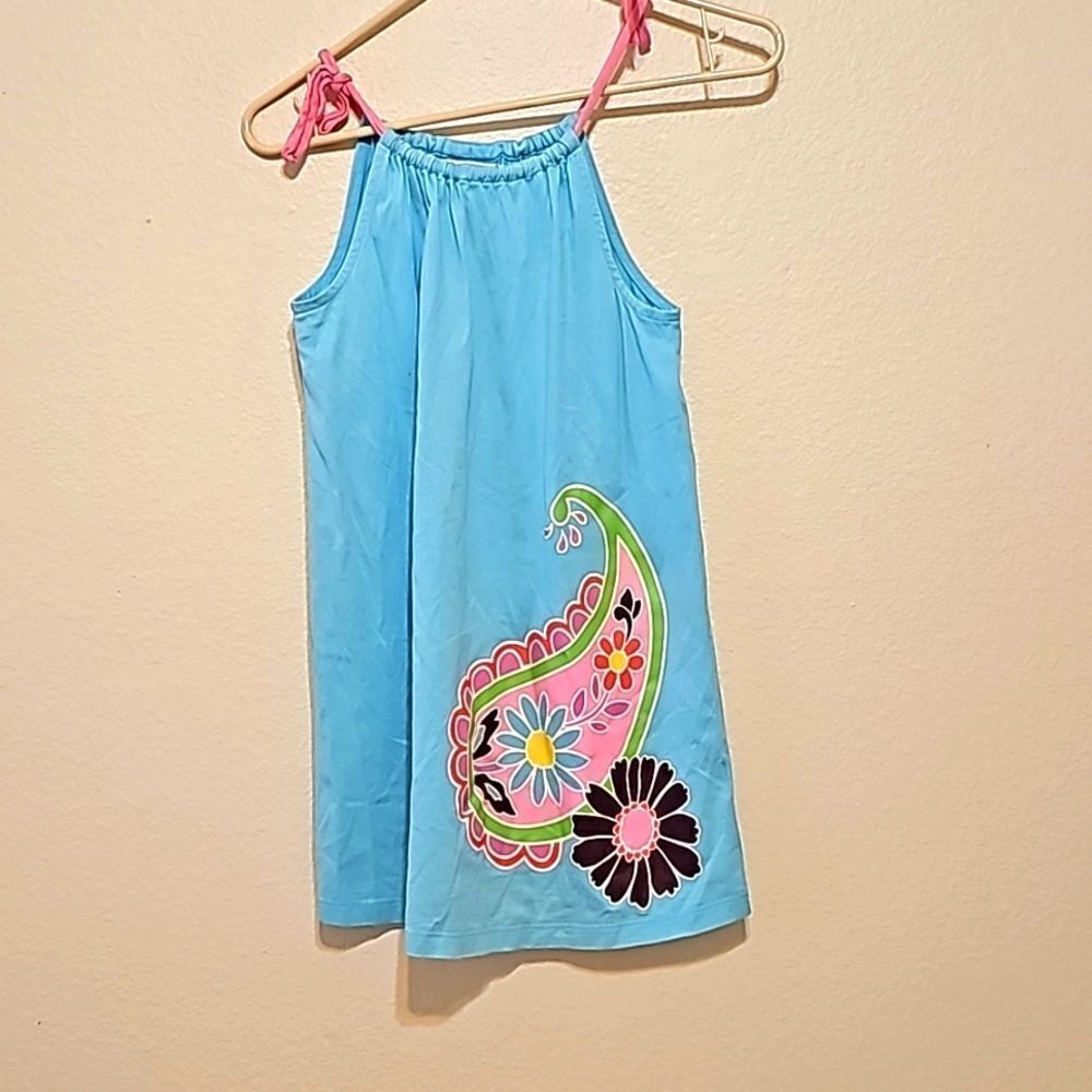 Hanna Andersson Light Blue Pillowcase Dress, 120cm
